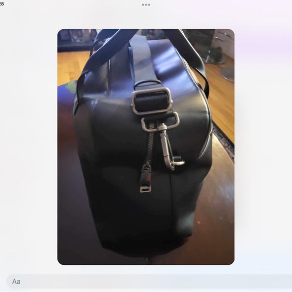 Calvin Klein Small Leather Duffle Bag - Picture 5 of 9